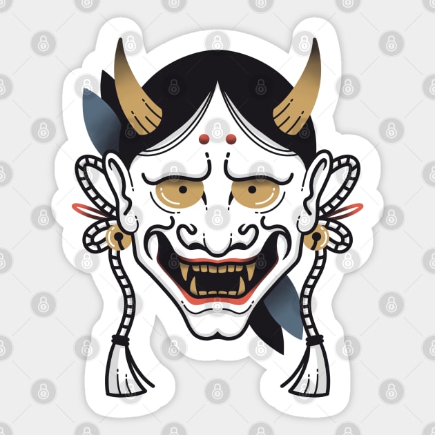 Hannya tattoo Sticker by paulagarcia